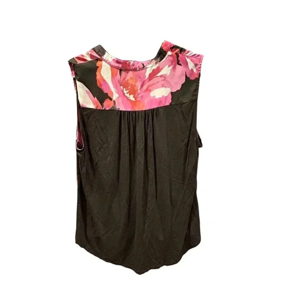 INC floral blouse size L - Picture 4 of 6